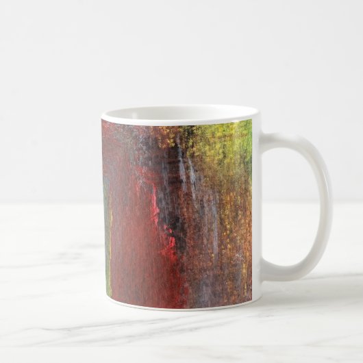 Rainbow Textural Abstrakt Kaffeetasse (Rechts)