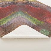 Rainbow Textural Abstrakt Sherpadecke (3/4)