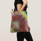 Rainbow Textural Abstrakt Tasche (Von Nahem)