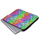 Rainbow Texture Laptopschutzhülle (Vorne Knopf)