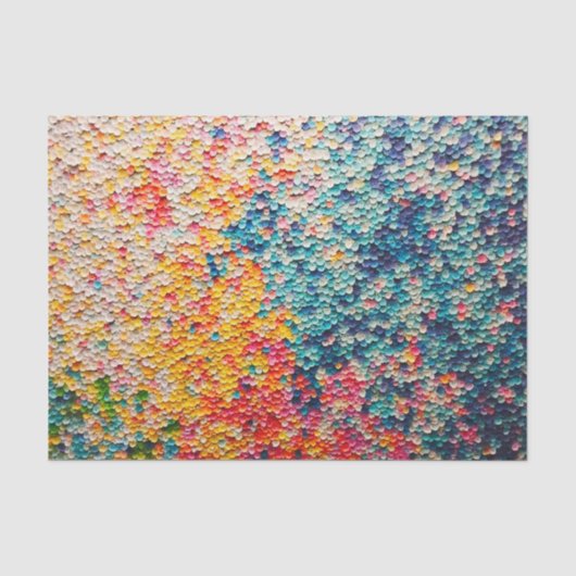 Rainbow Texture Mosaik Seidenpapier (Vorderseite)