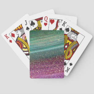 Rainbow Textured Pink Poker Deck Karten Spielkarten