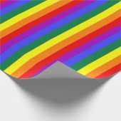 Rainbow Themed Gay Pride Colorful Geschenkpapier (Ecke)