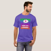 Rainbow Think Liebe and Kindness T - Shirt (Vorne ganz)