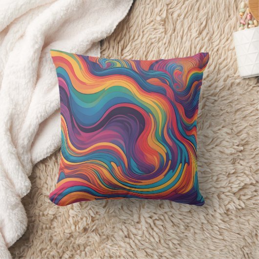 Rainbow Throw Kissen (Decke)