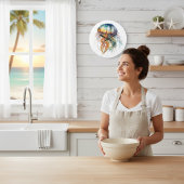 Rainbow Tides Jellyfish: Wasserfarben Kunst Große Wanduhr