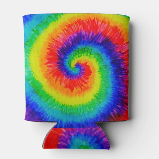 Rainbow Tie-Dye Alcohol Ink Dosenkühler (Rückseite)