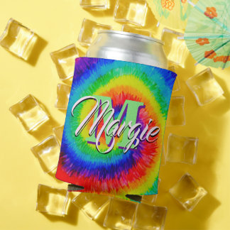 Rainbow Tie-Dye Alcohol Ink Dosenkühler