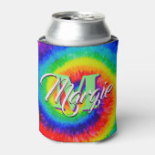 Rainbow Tie-Dye Alcohol Ink Dosenkühler (Kanne Vorderseite)