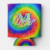 Rainbow Tie-Dye Alcohol Ink Dosenkühler (Vorderseite)