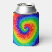 Rainbow Tie-Dye Alcohol Ink Dosenkühler (Kanne Rückseite)