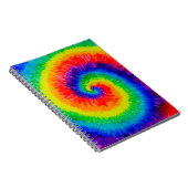 Rainbow Tie-Dye Alcohol Ink Notizblock (Rechte Seite)