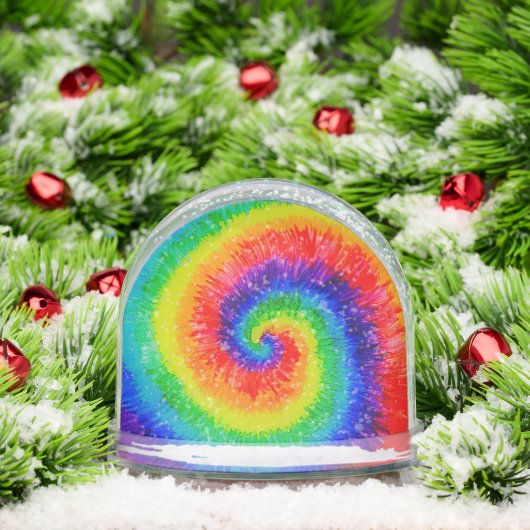 Rainbow Tie-Dye Alcohol Ink  Schneekugeln (Weihnachten)