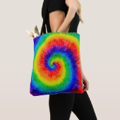 Rainbow Tie-Dye Alcohol Ink Tasche (Von Nahem)