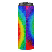 Rainbow Tie-Dye Alcohol Ink Thermosbecher (Rückseite)