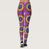 Rainbow Tie Dye Kaleidoscope Leggings (Rückseite)
