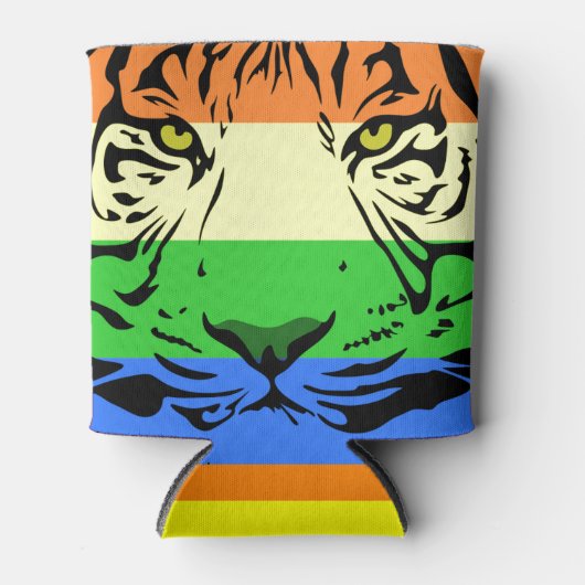 Rainbow Tiger Dosenkühler (Vorderseite)