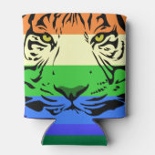 Rainbow Tiger Dosenkühler (Rückseite)