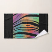 Rainbow Tiger Exotic Animal Print Badhandtuch Set (Handtuch)