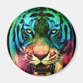 Rainbow Tiger Magnet (Vorne)