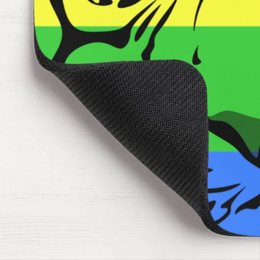 Rainbow Tiger Mousepad (Ecke)