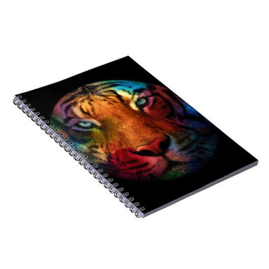 Rainbow Tiger Notizblock (Rechte Seite)