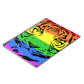 Rainbow Tiger Notizblock (Linke Seite)