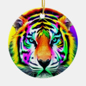 Rainbow Tiger Ornament (Vorne)