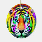 Rainbow Tiger Ornament (Links)