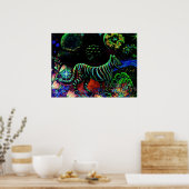 Rainbow Tiger Poster (Küche)