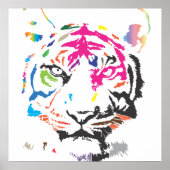 Rainbow Tiger Poster (Vorne)
