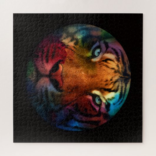 Rainbow Tiger Puzzle (Horizontal)