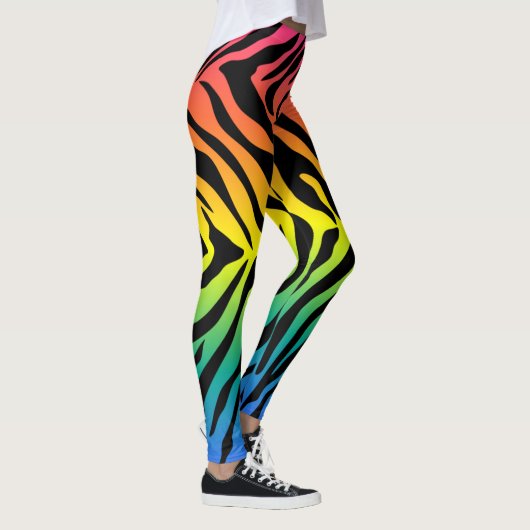 Rainbow-Tiger-Skins Leggings (Rechts)