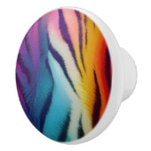 Rainbow Tiger Streifen Keramik Pull Keramikknauf (Rechts)
