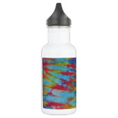 Rainbow Tiger Stripes Gefärbte Krawatte PhatDyes Trinkflasche (Links)