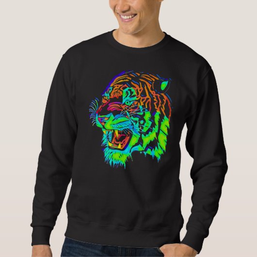 Rainbow Tiger Sweatshirt (Vorderseite)