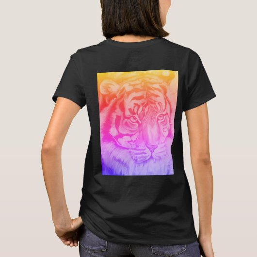 Rainbow Tiger T - Shirt (Rückseite)