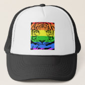 Rainbow Tiger Truckerkappe (Vorderseite)