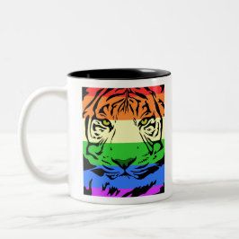 Rainbow Tiger Zweifarbige Tasse