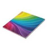 Rainbow Tile | Moderner Abstrakter Regenbogen Fliese (Seite)