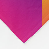 Rainbow Tiled Kissen Fleecedecke (Ecke)