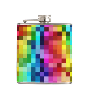 Rainbow Tiles Flachmann