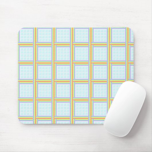 Rainbow Tiles Mousepad (Mit Mouse)