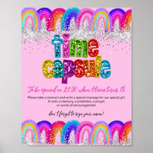 Rainbow Time Kapsel Poster (Vorne)