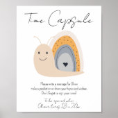 Rainbow Time Kapsel zum ersten Geburtstag Poster (Vorne)