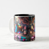 Rainbow Time Tee Party Tasse (Vorderseite Links)