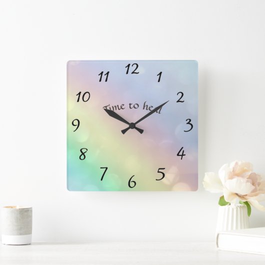 Rainbow 'Time to heilen' Uhr (Zuhause)