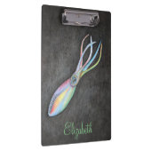 Rainbow Tintenfisch Clipboard Klemmbrett (Rechts)