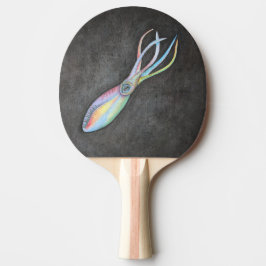Rainbow Tintenfisch Ping Pong Paddle Tischtennis Schläger