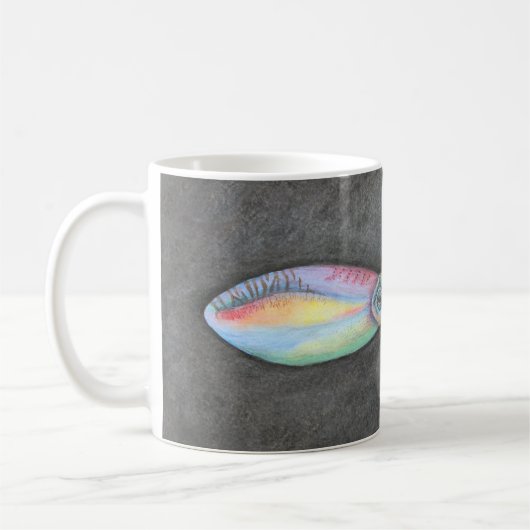 Rainbow Tintenfisch Wraparound Tasse (Links)